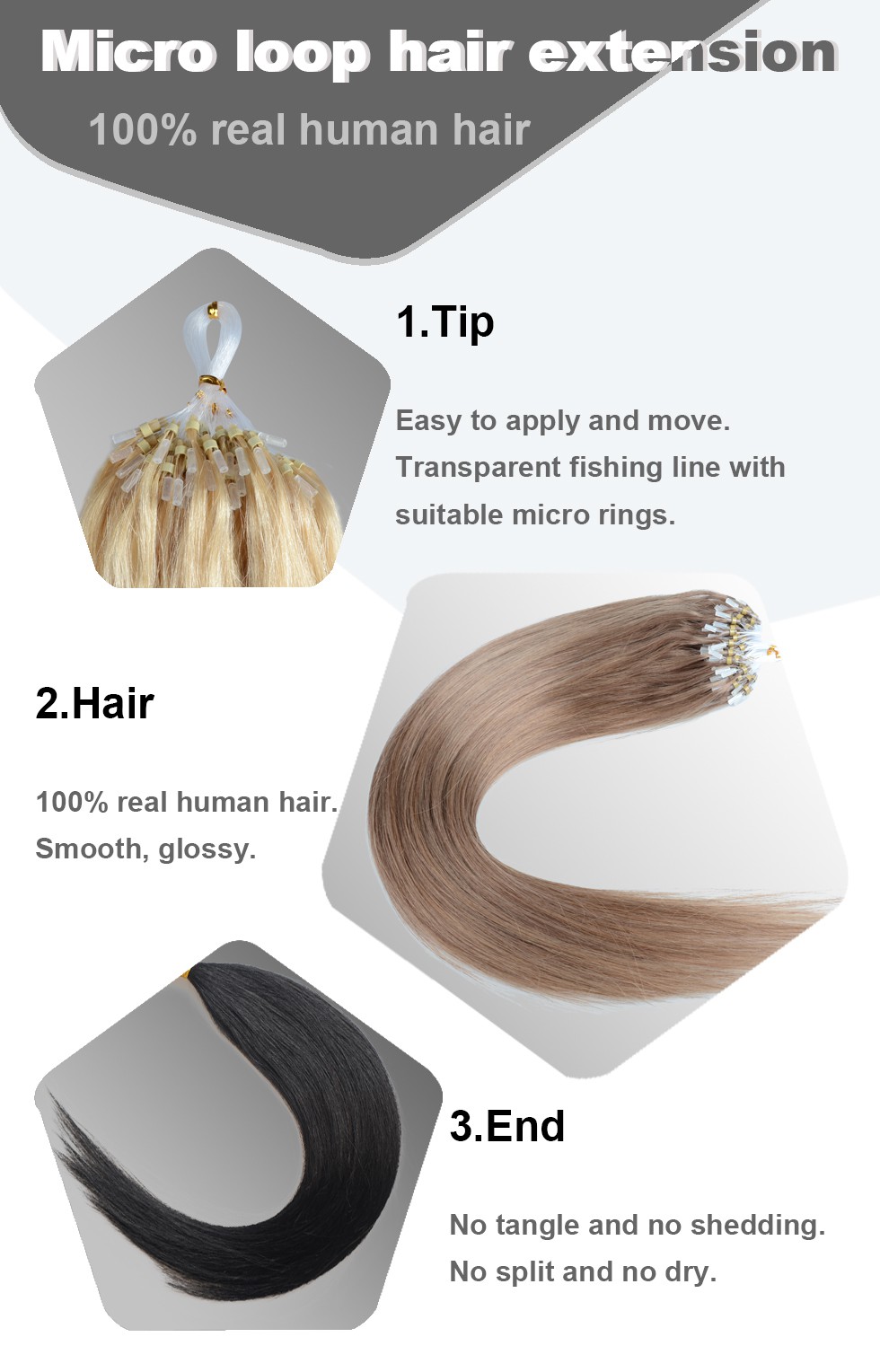 micro Loop hair extension micro Loop hair extension