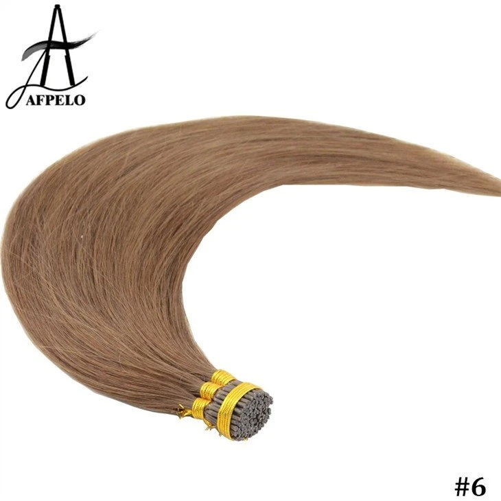 straight i tip hair extension