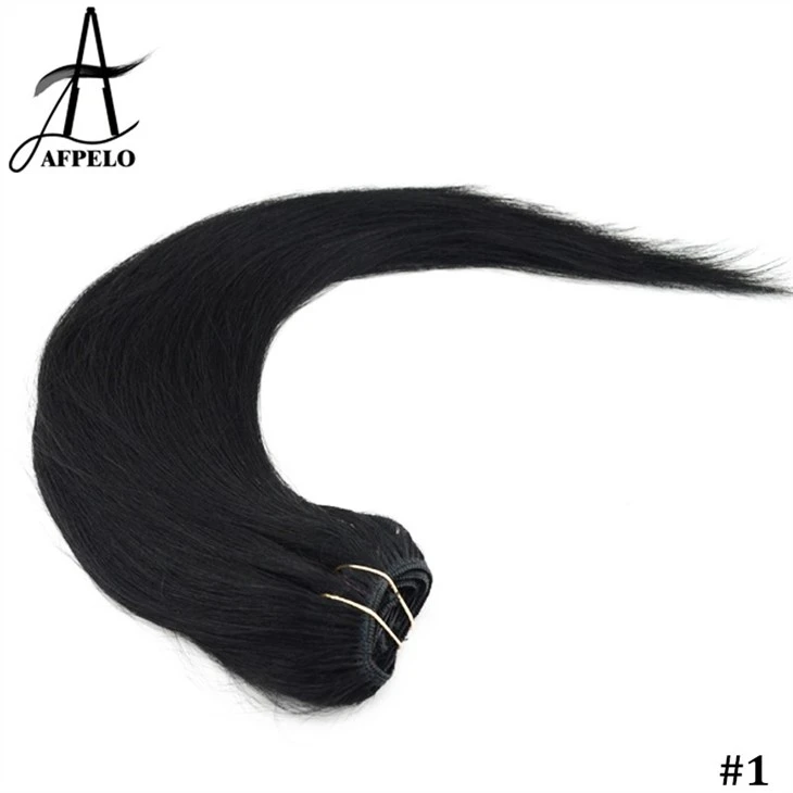 natural clip in hair extension