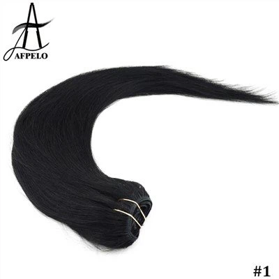 Double Weft Clip in Human Hair Extensions