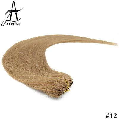 Straight Clip in Human Hair Extensions