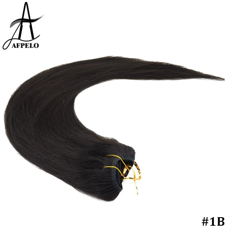 Wavy Clip in Hair Extensions for Black Hair