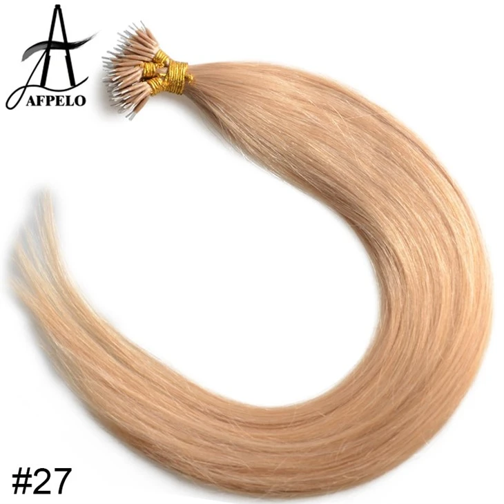 curly nano ring hair extensions