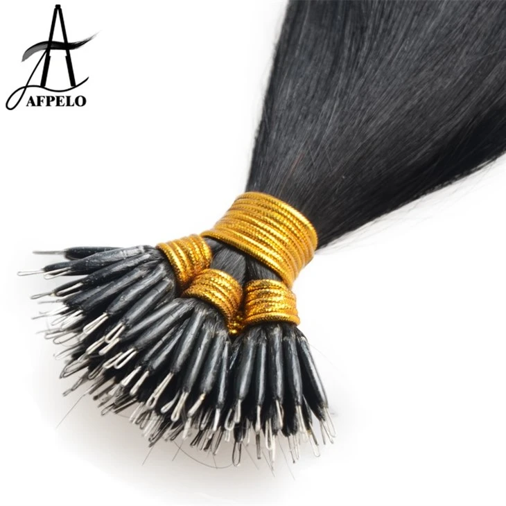 Straight Nano ring hair extension